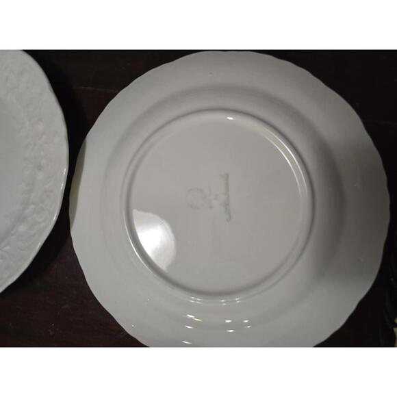 1940s Vintage Pope Gosser China Rose Point China Dinner Plate Set of 6